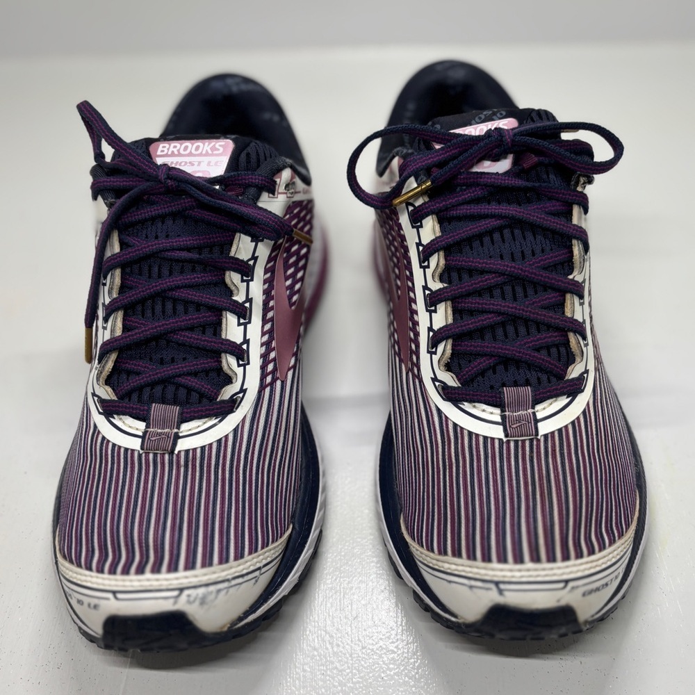 Brooks Ghost 10 Women’s Running Shoes Size 9 Pink Purple Athletic Sneakers - Picture 4 of 11